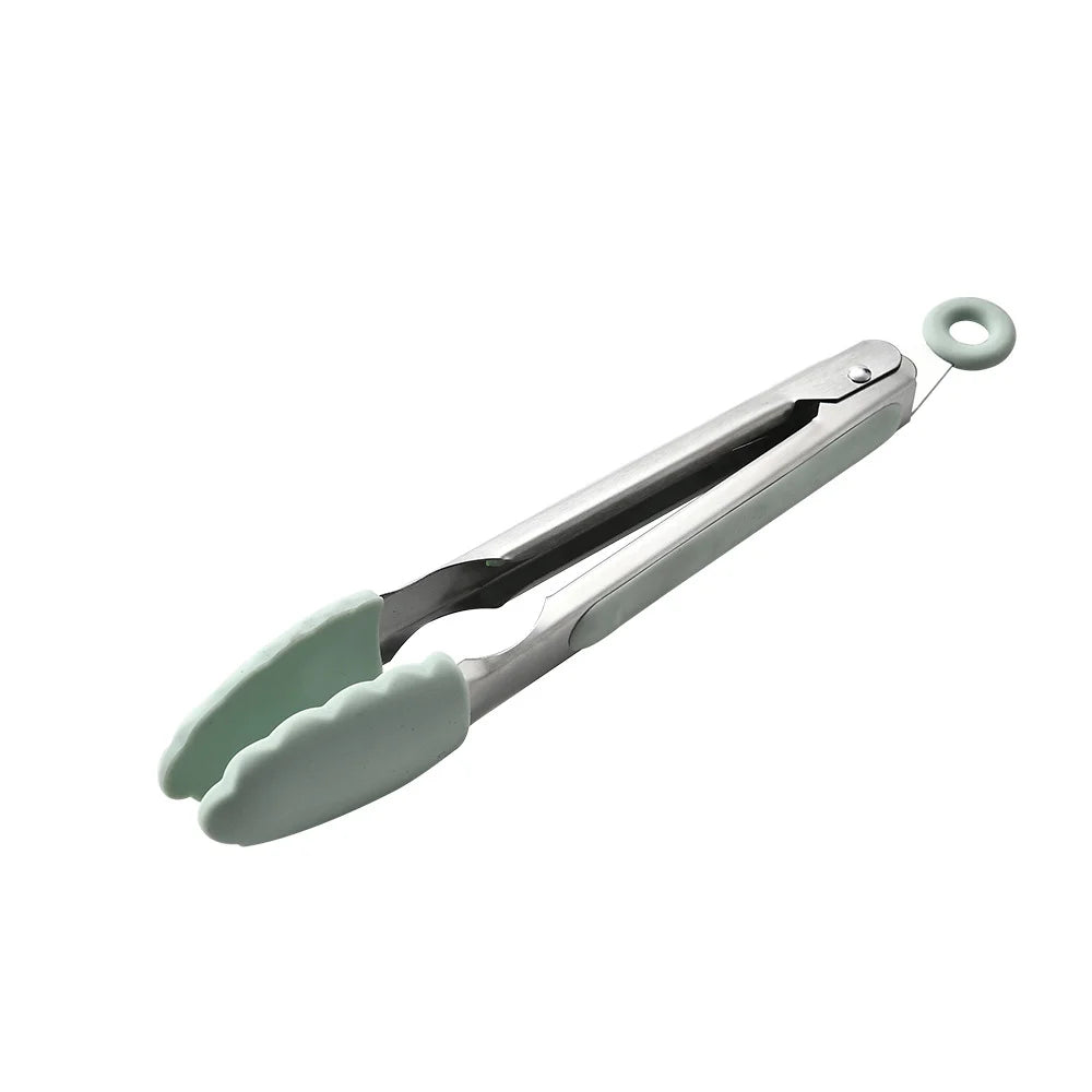 LMETJMA Silicone Cooking Utensils Set - 446°F Heat Resistant Kitchen Utensils Set Turner Tongs Spatula Spoon Brush Whisk JT888