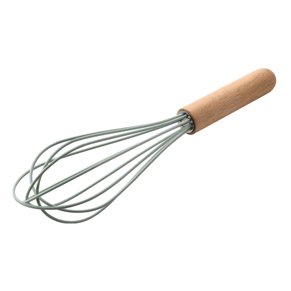 LMETJMA Silicone Cooking Utensils Set - 446°F Heat Resistant Kitchen Utensils Set Turner Tongs Spatula Spoon Brush Whisk JT888