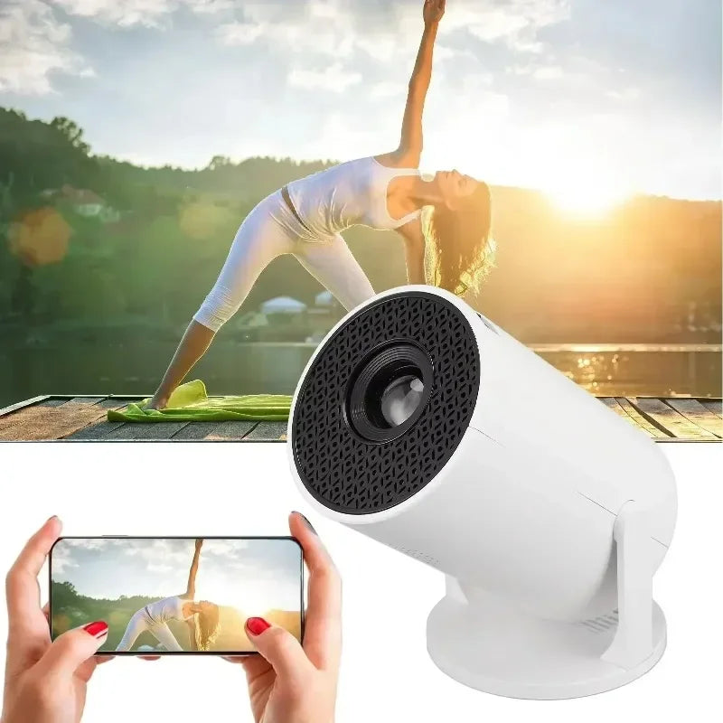 Hot Sale Projector 4K Android 11 HY300 Wifi6 260ANSI Allwinner H713 BT5.0 1080P 1280*720P Cinema Outdoor Portable Projetors