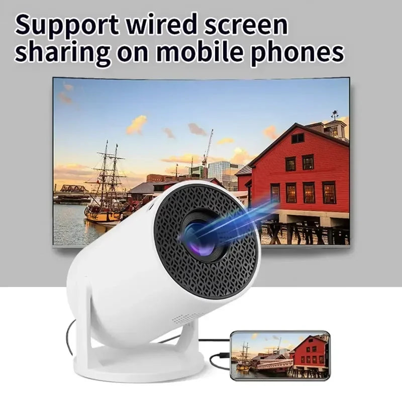 Hot Sale Projector 4K Android 11 HY300 Wifi6 260ANSI Allwinner H713 BT5.0 1080P 1280*720P Cinema Outdoor Portable Projetors