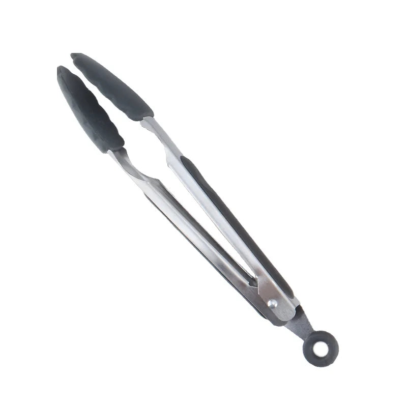 LMETJMA Silicone Cooking Utensils Set - 446°F Heat Resistant Kitchen Utensils Set Turner Tongs Spatula Spoon Brush Whisk JT888