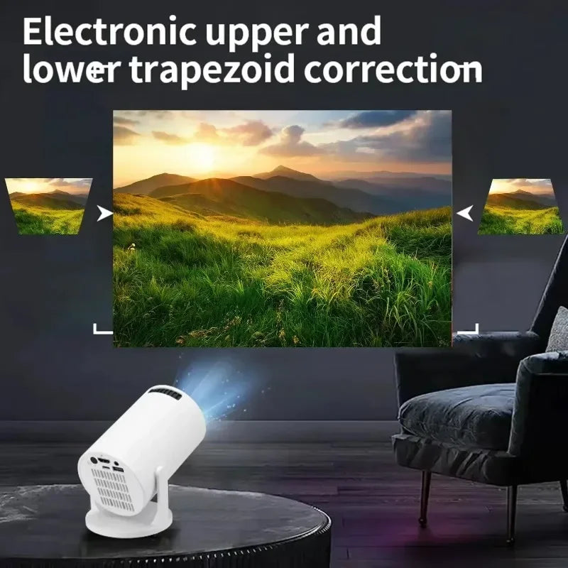 Hot Sale Projector 4K Android 11 HY300 Wifi6 260ANSI Allwinner H713 BT5.0 1080P 1280*720P Cinema Outdoor Portable Projetors