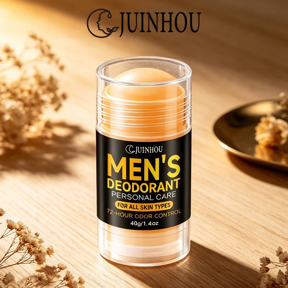 JUINHOU Men's Deodorant Stick/Antiperspirant  Easy to Carry Moisturizes Skin While Releasing a Captivating Fragrance