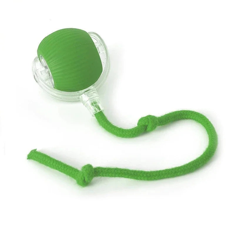 Automatic Cat Toy-Interactive Ball with Motion Sensor and Rechargeable Fake Tail