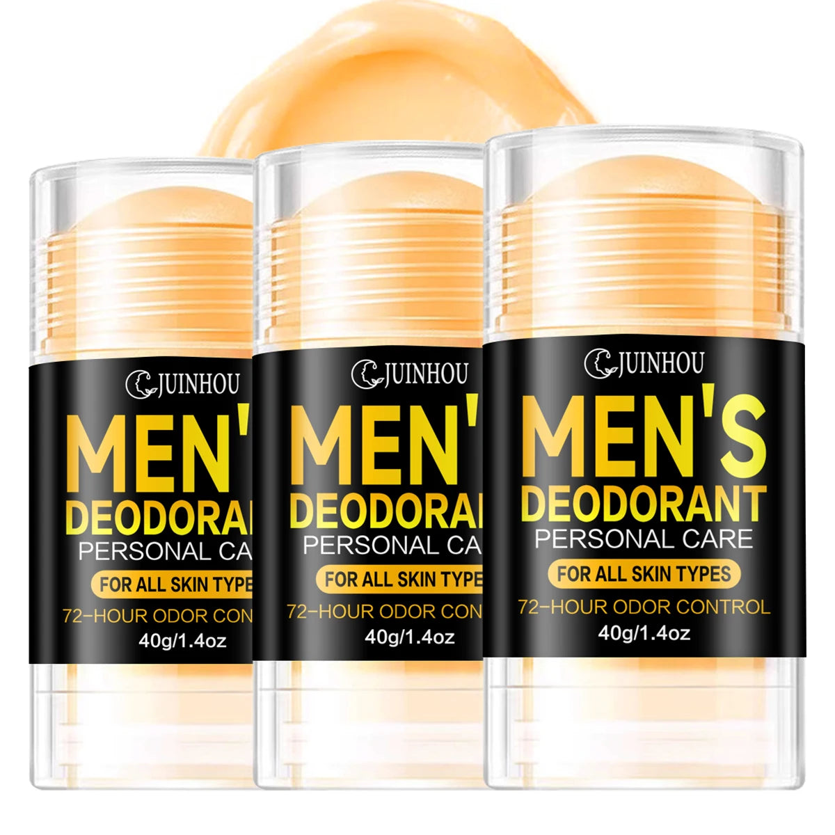 JUINHOU Men's Deodorant Stick/Antiperspirant  Easy to Carry Moisturizes Skin While Releasing a Captivating Fragrance